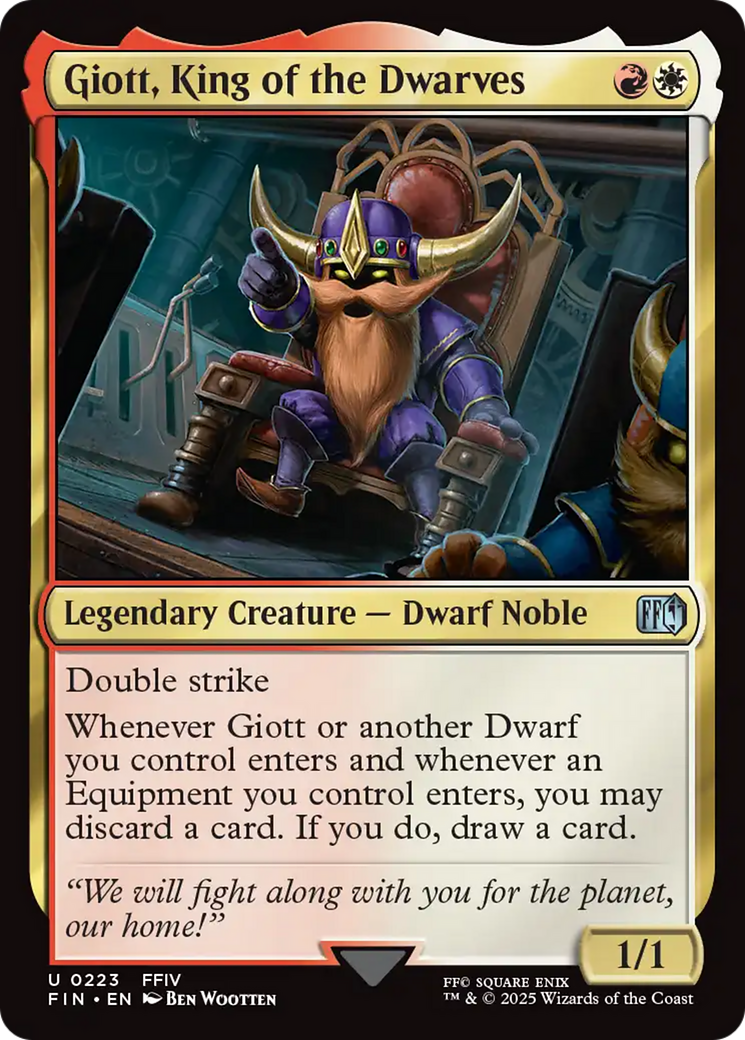 Giott, King of the Dwarves [FINAL FANTASY] | Anubis Games and Hobby
