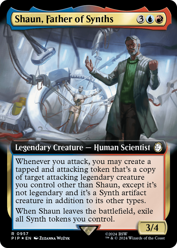 Shaun, Father of Synths (Extended Art) (Surge Foil) [Fallout] | Anubis Games and Hobby