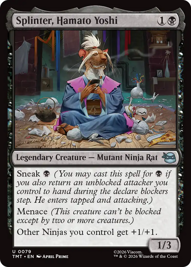 Splinter, Hamato Yoshi [Teenage Mutant Ninja Turtles] | Anubis Games and Hobby