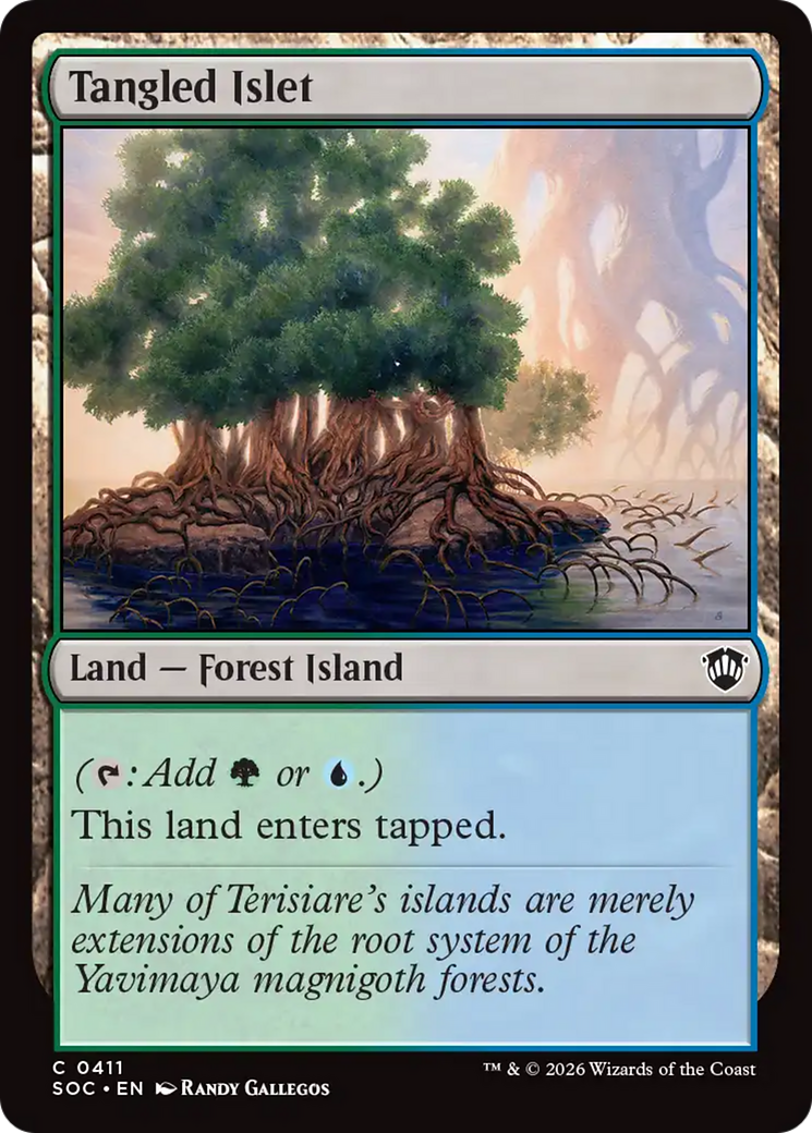 Tangled Islet [Secrets of Strixhaven Commander] | Anubis Games and Hobby