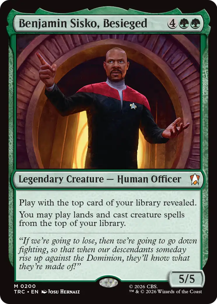Benjamin Sisko, Besieged [Star Trek Commander] | Anubis Games and Hobby