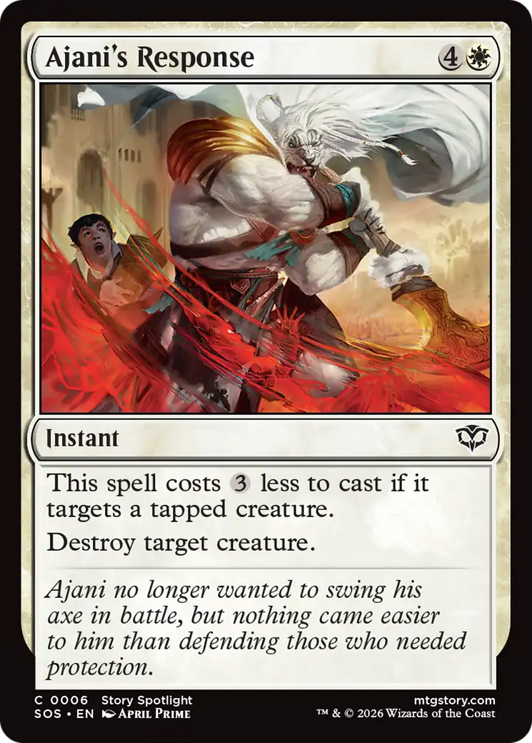 Ajani's Response [Secrets of Strixhaven] | Anubis Games and Hobby