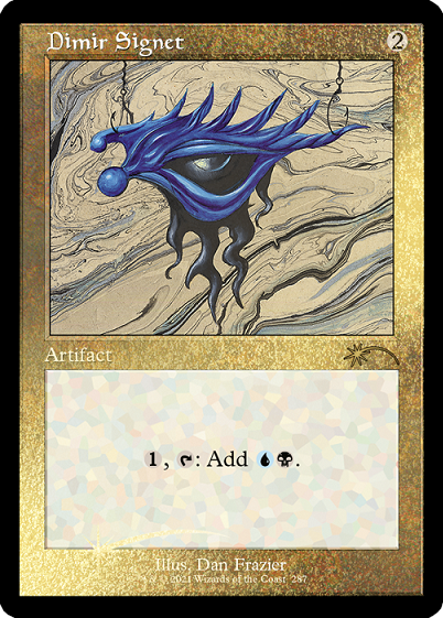 Dimir Signet (Retro) (Foil Etched) [Secret Lair Drop Series] | Anubis Games and Hobby