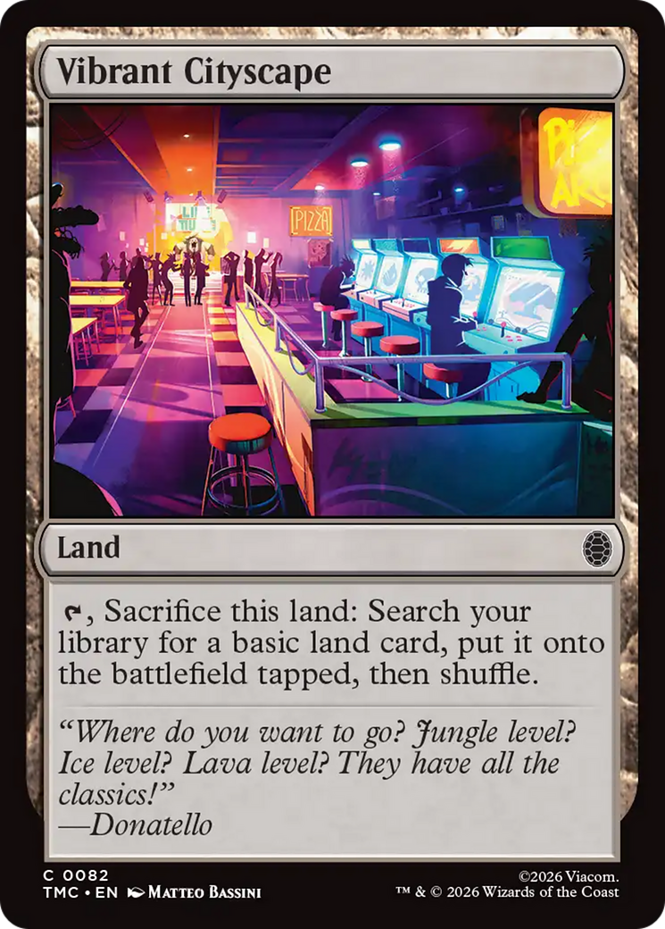 Vibrant Cityscape [Teenage Mutant Ninja Turtles Commander] | Anubis Games and Hobby