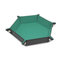 Hexagon Dice Tray LX - Green | Anubis Games and Hobby