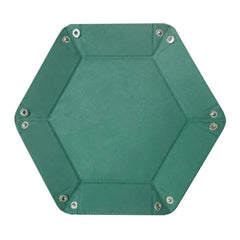 Hexagon Dice Tray LX - Green | Anubis Games and Hobby