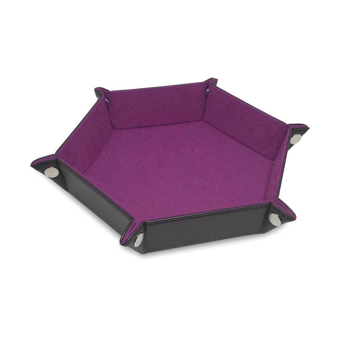 Hexagon Dice Tray LX - Plum | Anubis Games and Hobby