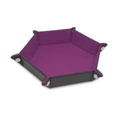 Hexagon Dice Tray LX - Plum | Anubis Games and Hobby