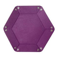 Hexagon Dice Tray LX - Plum | Anubis Games and Hobby