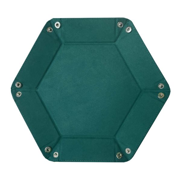 Hexagon Dice Tray LX - Teal | Anubis Games and Hobby