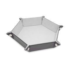 Hexagon Dice Tray LX - White | Anubis Games and Hobby