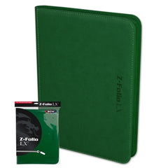 9 Pocket Z-Folio LX Green | Anubis Games and Hobby