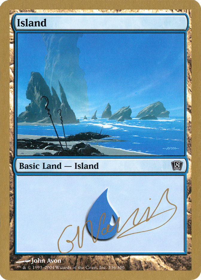 Island (gn336) (Gabriel Nassif) [World Championship Decks 2004] | Anubis Games and Hobby