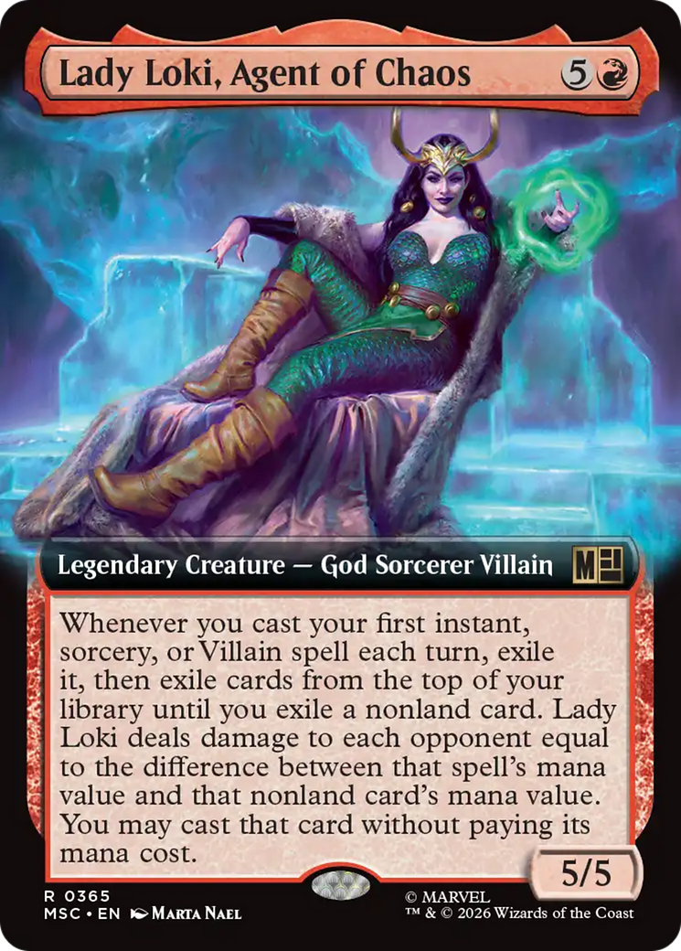 Lady Loki, Agent of Chaos (Extended Art) [Marvel Super Heroes Commander] | Anubis Games and Hobby