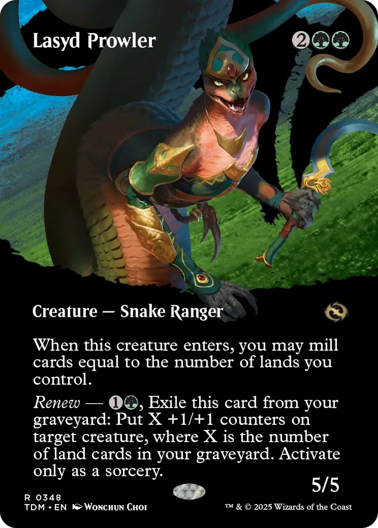 Lasyd Prowler (Borderless) [Tarkir: Dragonstorm] | Anubis Games and Hobby