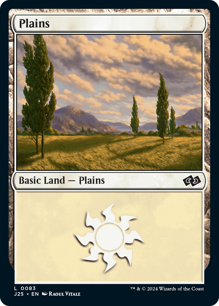 Plains (83) [Foundations Jumpstart] | Anubis Games and Hobby