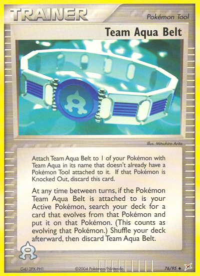 Team Aqua Belt (76/95) [EX: Team Magma vs Team Aqua] | Anubis Games and Hobby