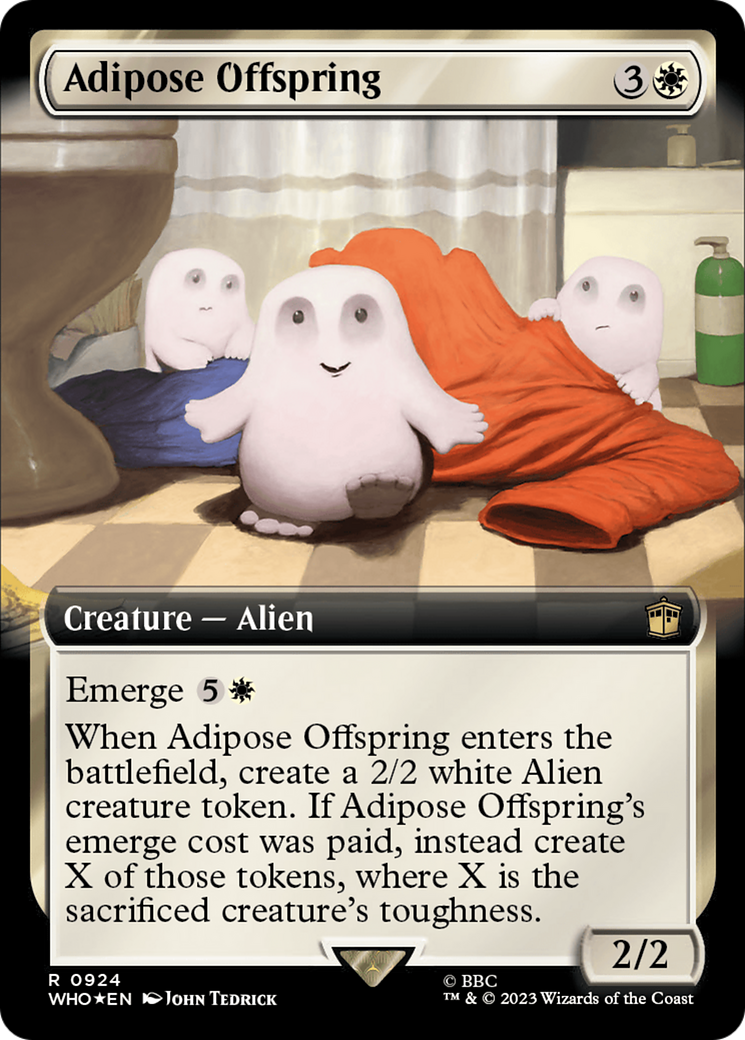 Adipose Offspring (Extended Art) (Surge Foil) [Doctor Who] | Anubis Games and Hobby
