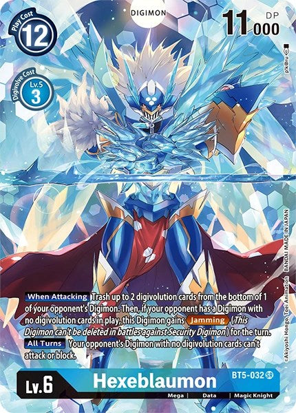 Hexeblaumon [BT5-032] (Alternate Art) [Dimensional Phase] | Anubis Games and Hobby