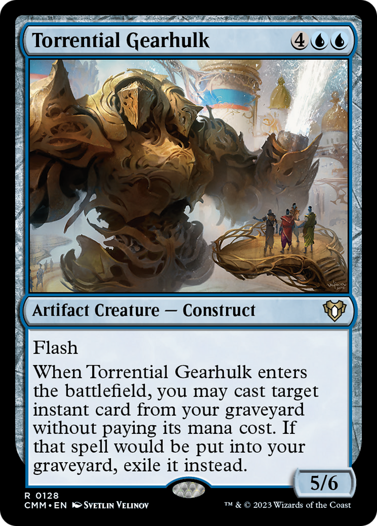 Torrential Gearhulk [Commander Masters] | Anubis Games and Hobby