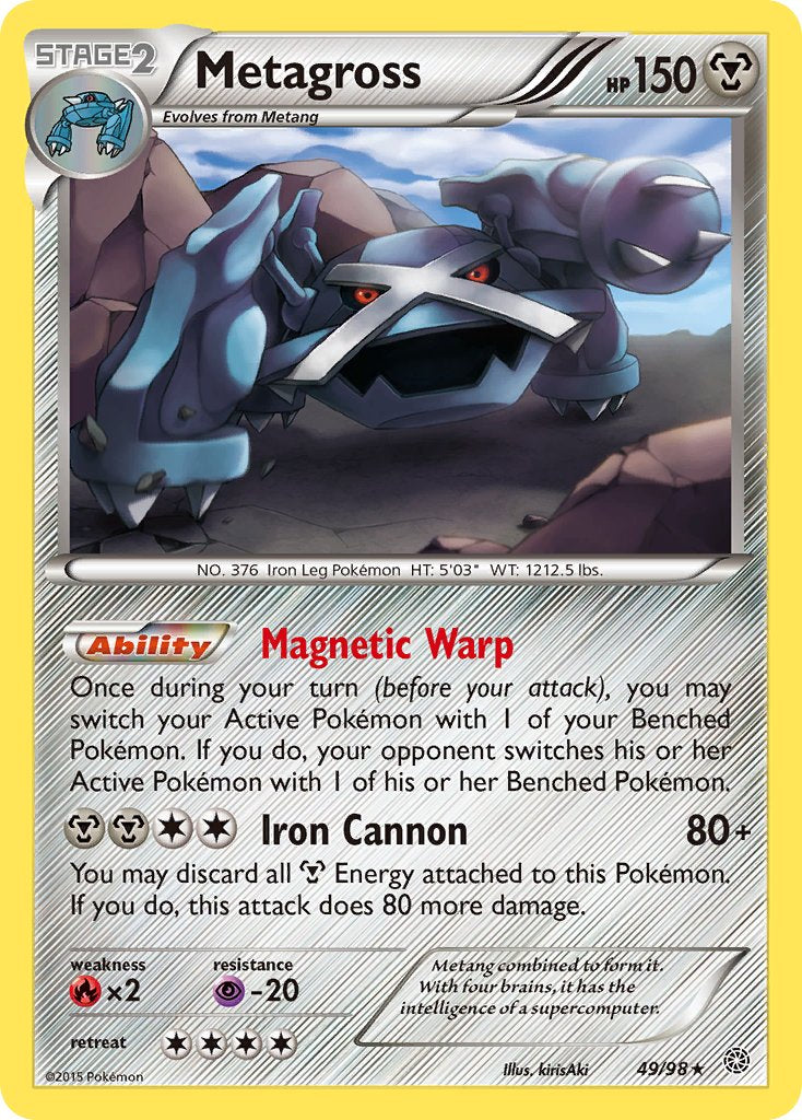 Metagross (49/98) (Theme Deck Exclusive) [XY: Ancient Origins] | Anubis Games and Hobby