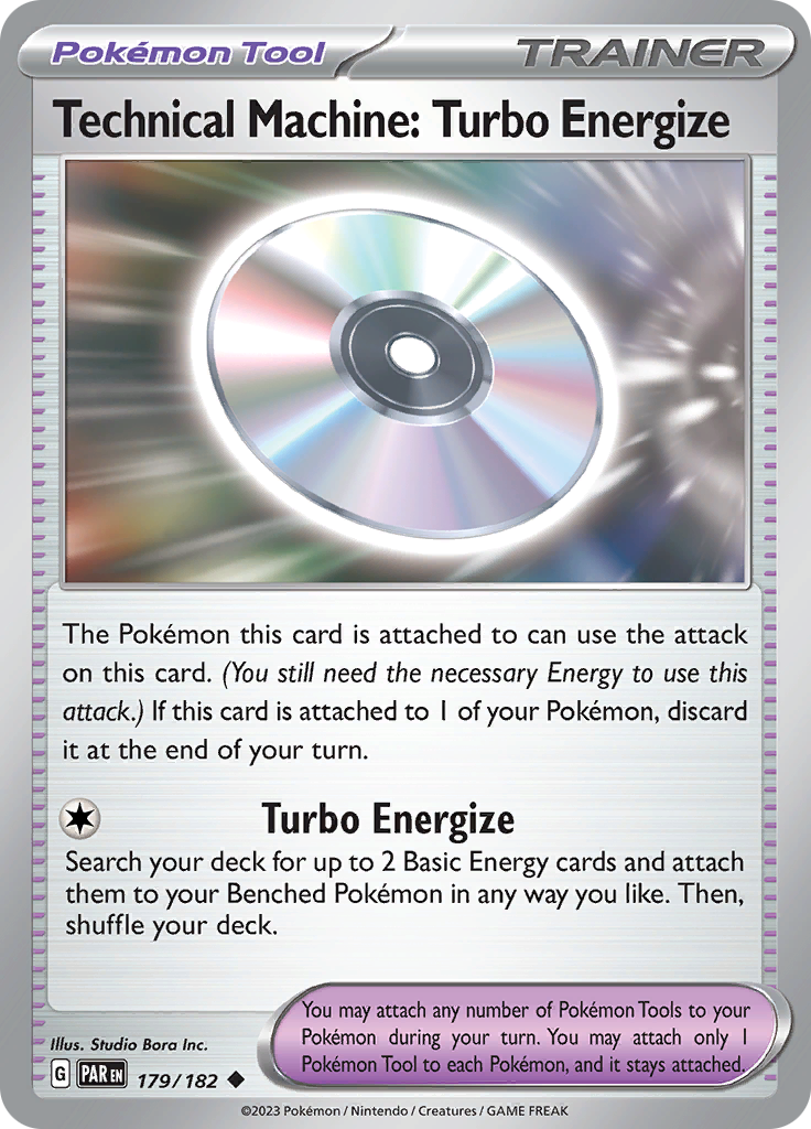 Technical Machine: Turbo Energize (179/182) [Scarlet & Violet: Paradox Rift] | Anubis Games and Hobby