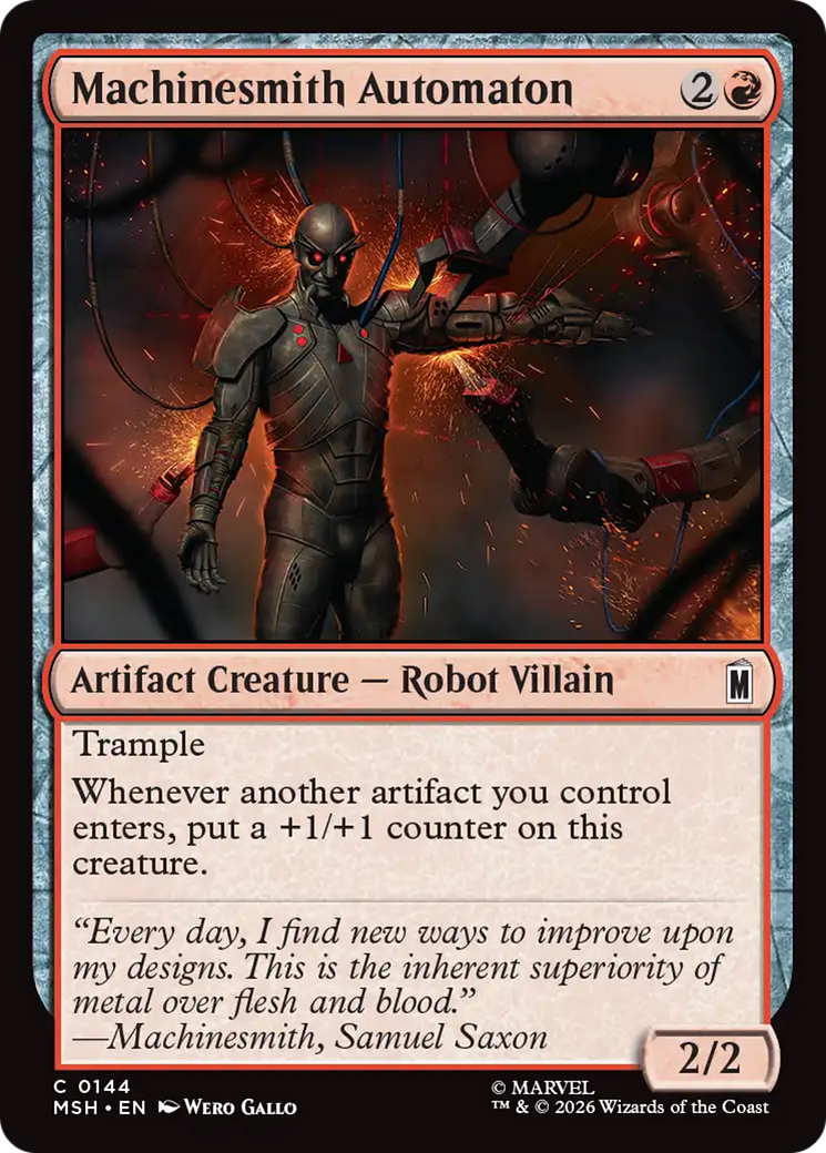 Machinesmith Automaton [Marvel Super Heroes] | Anubis Games and Hobby