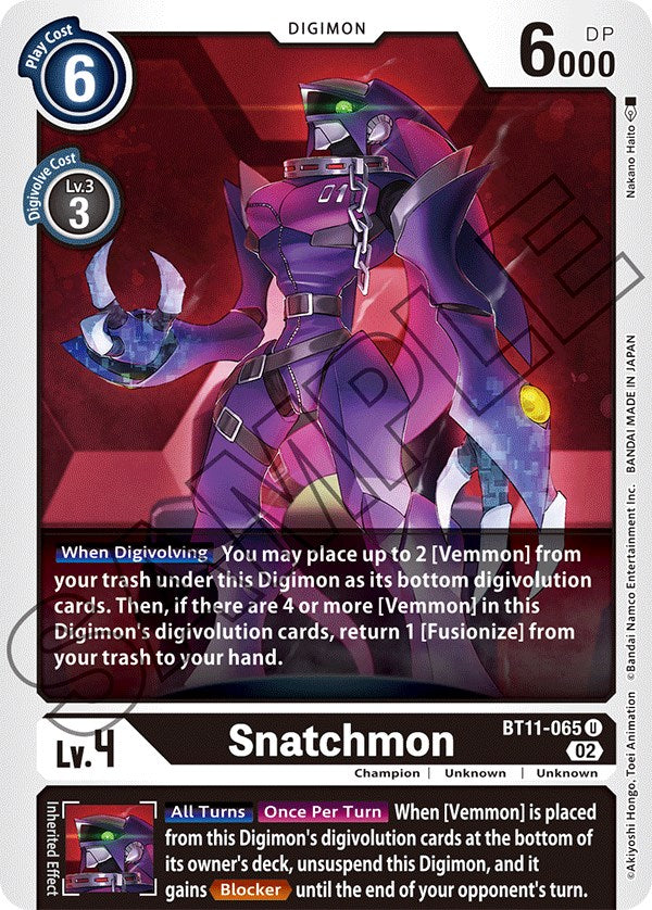 Snatchmon [BT11-065] [Dimensional Phase] | Anubis Games and Hobby