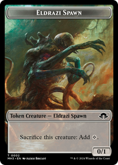 Eldrazi Spawn // Blood Double-Sided Token [Modern Horizons 3 Tokens] | Anubis Games and Hobby