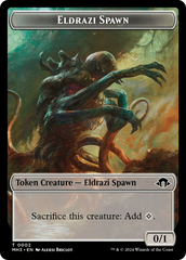 Eldrazi Spawn // Rat Double-Sided Token [Modern Horizons 3 Tokens] | Anubis Games and Hobby