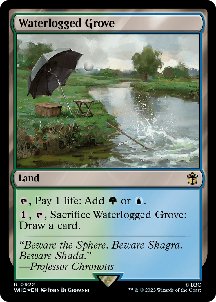 Waterlogged Grove (Surge Foil) [Doctor Who] | Anubis Games and Hobby