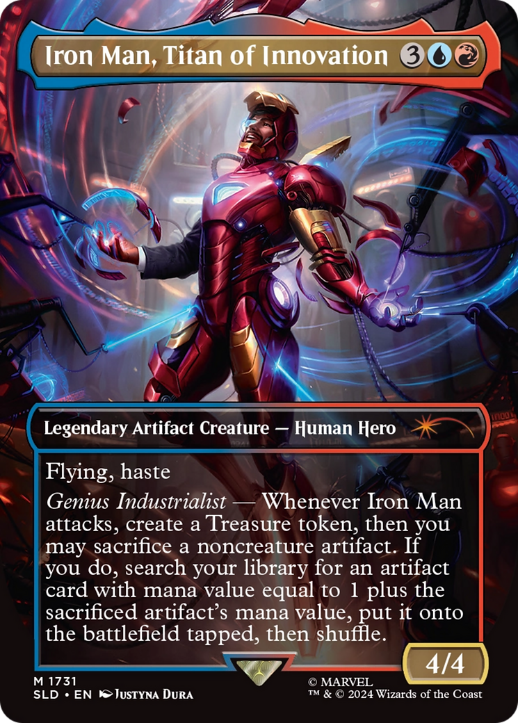 Iron Man, Titan of Innovation (Rainbow Foil) [Secret Lair Drop Series] | Anubis Games and Hobby