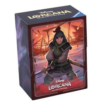 Lorcana TCG: Rise of the Floodborn Deck Box - Mulan | Anubis Games and Hobby