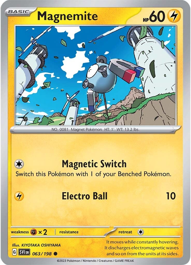 Magnemite (063/198) [Scarlet & Violet: Base Set] | Anubis Games and Hobby