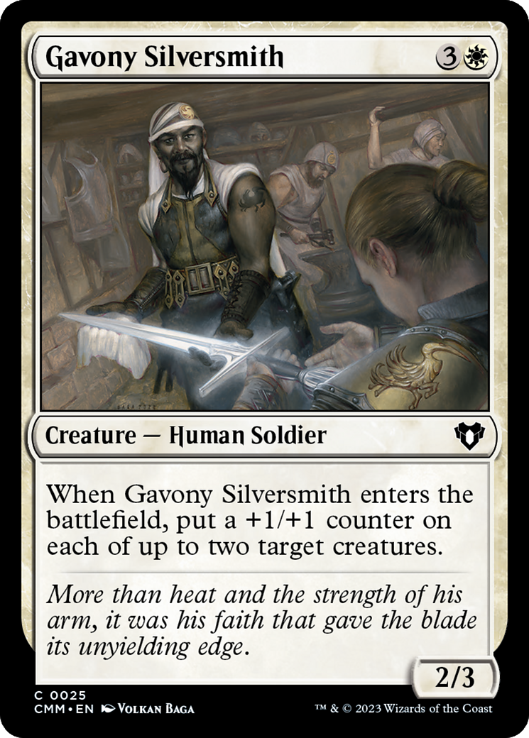 Gavony Silversmith [Commander Masters] | Anubis Games and Hobby