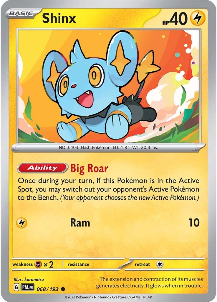 Shinx (068/193) [Scarlet & Violet: Paldea Evolved] | Anubis Games and Hobby