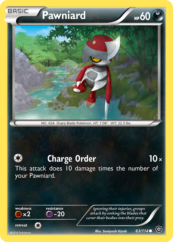 Pawniard (63/114) [XY: Steam Siege] | Anubis Games and Hobby