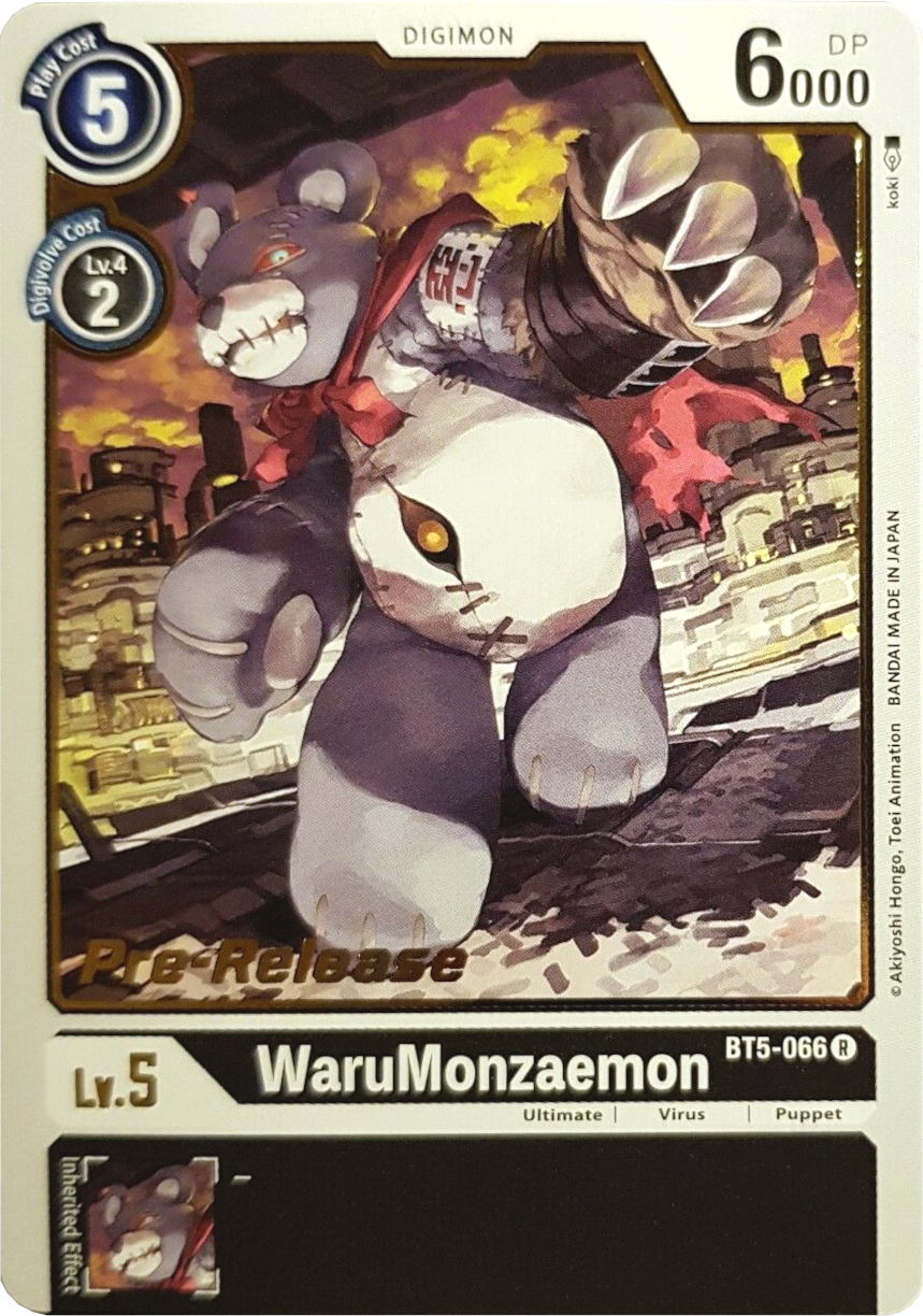 WaruMonzaemon [BT5-066] [Battle of Omni Pre-Release Promos] | Anubis Games and Hobby