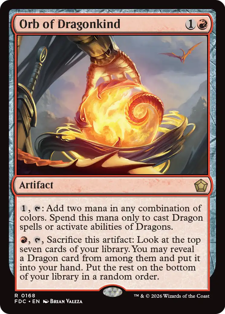 Orb of Dragonkind [Foundations Commander] | Anubis Games and Hobby