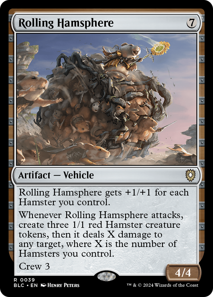 Rolling Hamsphere [Bloomburrow Commander] | Anubis Games and Hobby