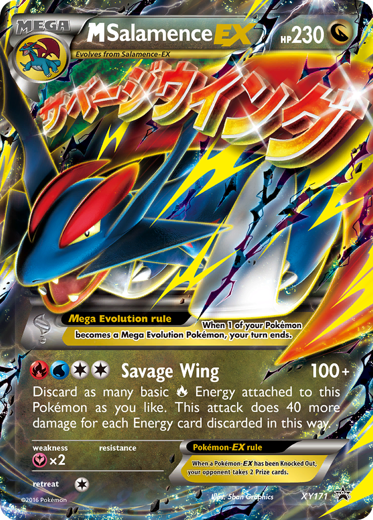 M Salamence EX (XY171) [XY: Black Star Promos] | Anubis Games and Hobby