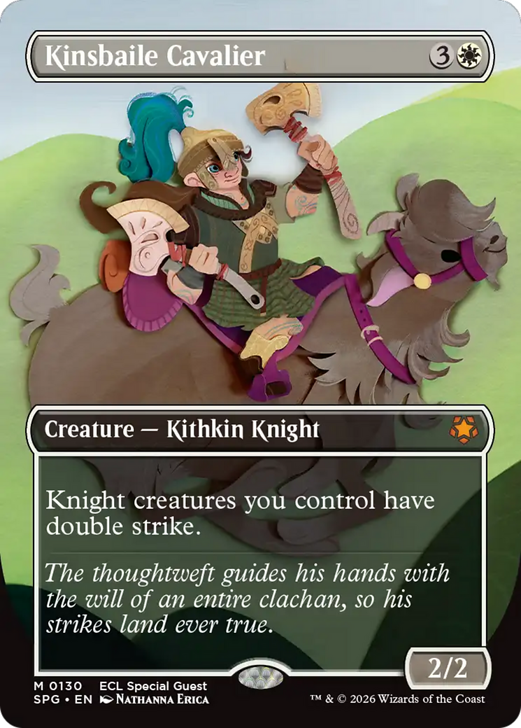 Kinsbaile Cavalier (Borderless) [Lorwyn Eclipsed Special Guests] | Anubis Games and Hobby