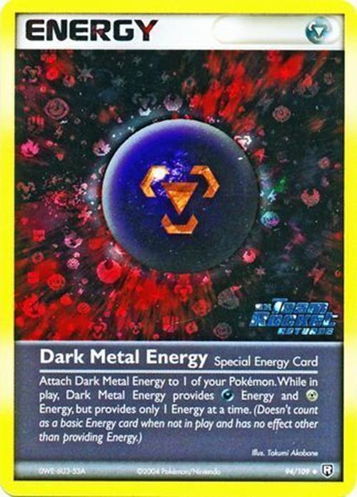 Dark Metal Energy (94/109) (Stamped) [EX: Team Rocket Returns] | Anubis Games and Hobby