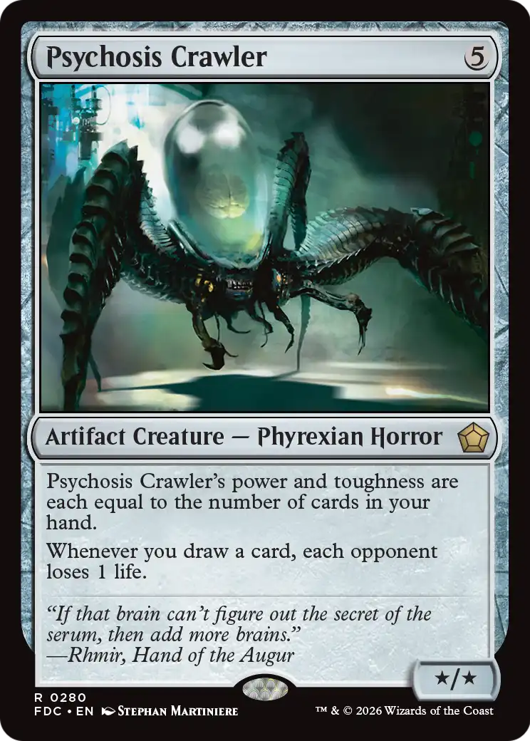Psychosis Crawler [Foundations Commander] | Anubis Games and Hobby
