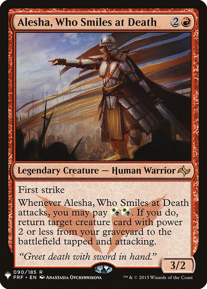 Alesha, Who Smiles at Death [The List] | Anubis Games and Hobby