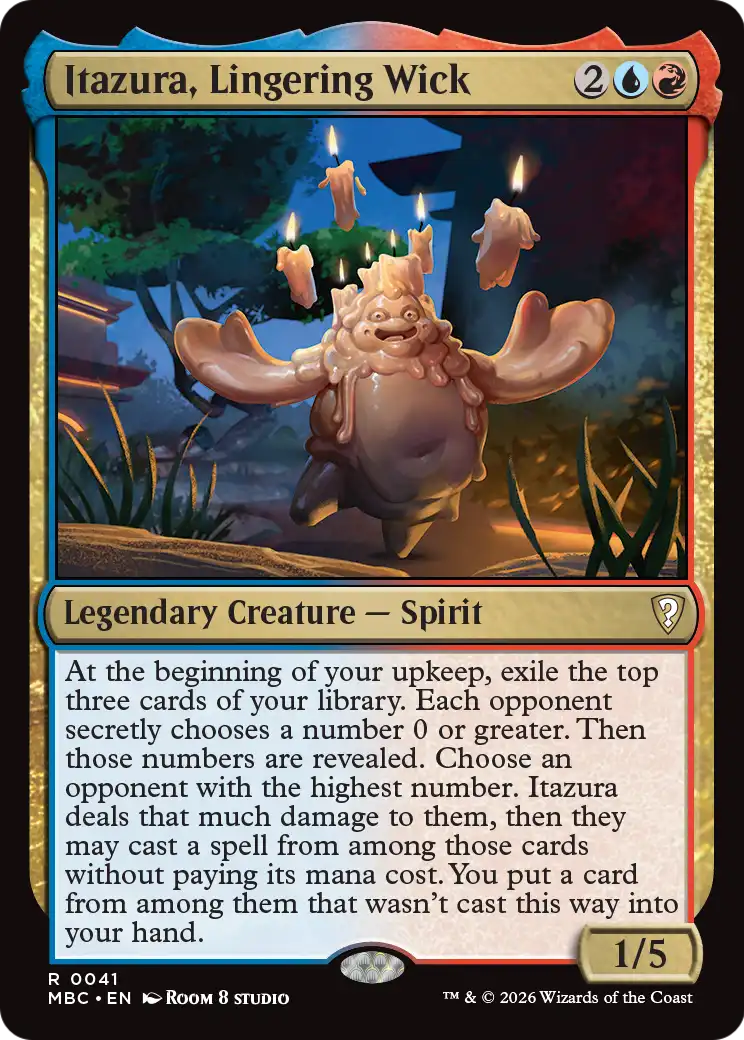 Itazura, Lingering Wick [Mystery Booster: Commander Edition] | Anubis Games and Hobby