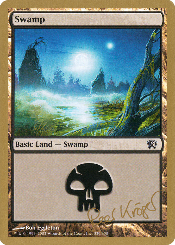 Swamp (pk339) (Peer Kroger) [World Championship Decks 2003] | Anubis Games and Hobby