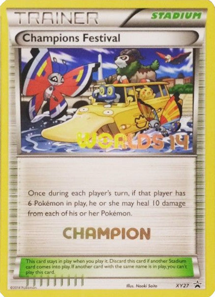 Champions Festival (XY27) (2014 Champion) [XY: Black Star Promos] | Anubis Games and Hobby