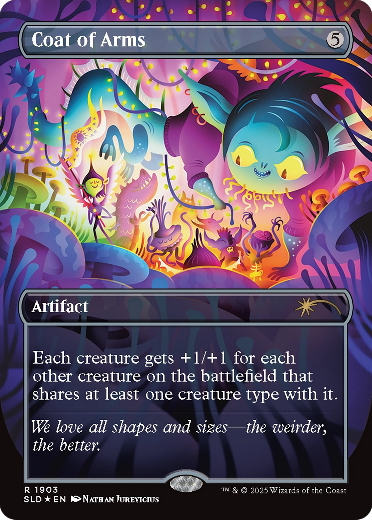 Coat of Arms (Double Rainbow Foil) [Secret Lair Drop Series] | Anubis Games and Hobby