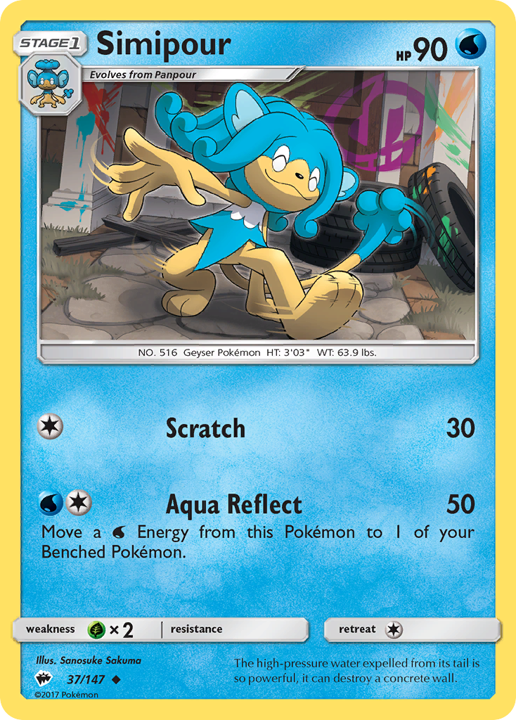 Simipour (37/147) [Sun & Moon: Burning Shadows] | Anubis Games and Hobby